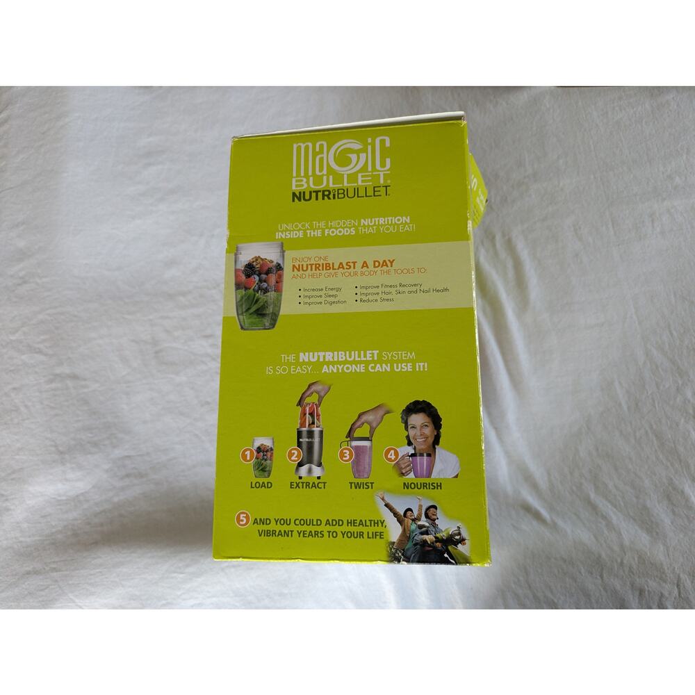Nutribullet Original Magic Bullet Blender 600W Silver Stainless Steel Blades - Picture 14 of 16